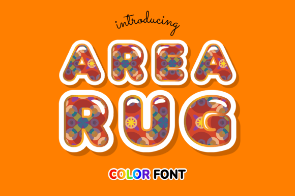 Area Rug: A Color Font for Bold, Modern Projects