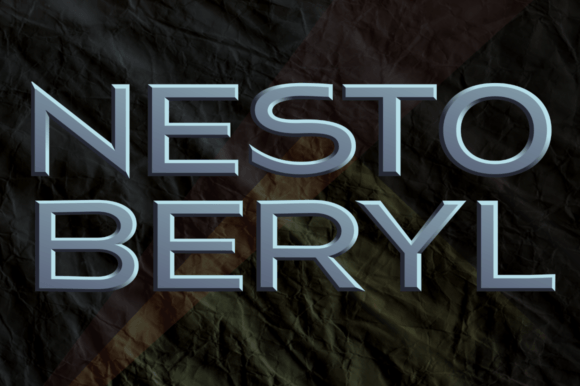 Nesto Beryl: A Modern Serif Font for Bold Branding