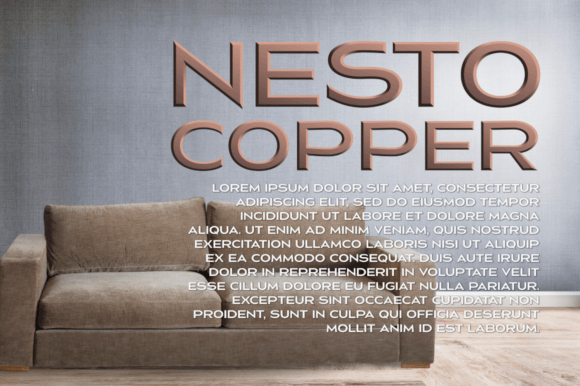 Nesto Copper: A Cool and Adaptable Color Font for Modern Creators