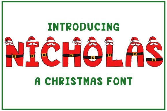 Nicholas: The Playful Color Font for Festive Projects