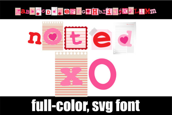 Noted XO: A Deep Dive into This Whimsical Color Font