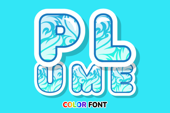 Plume: A Playful Color Font for Creative Projects