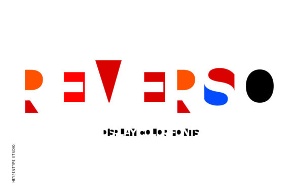 Reverso Color: A Punk-Inspired Display Font for Bold Projects