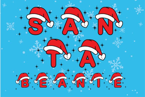 Santa Beanie Christmas: A Font with Holiday Heart