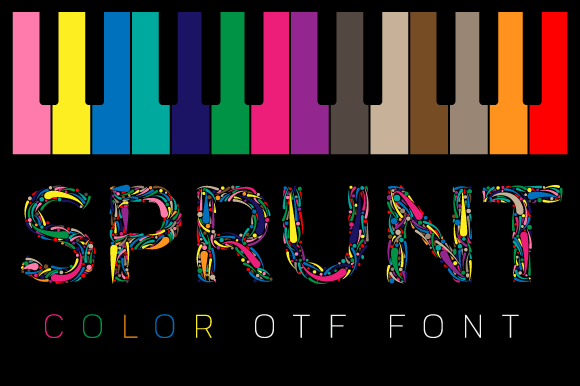 Sprunt: A Vibrant Color Font for Bold Design Projects