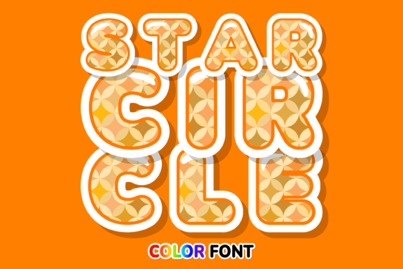 Star Circle: A Playful Color Font for Modern Designs