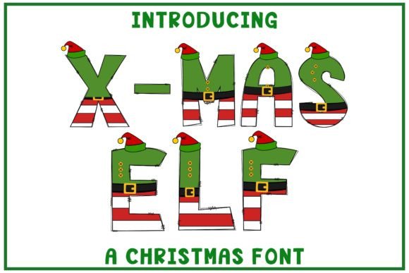 The X-mas Elf Font: A Playful Addition to Your Holiday Design Toolkit
