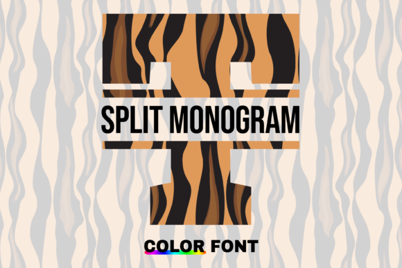 Tiger Split: A Creative Font with Wild Personality