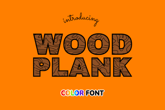 Wood Plank: The Rustic Display Font That Brings Texture to Digital Design